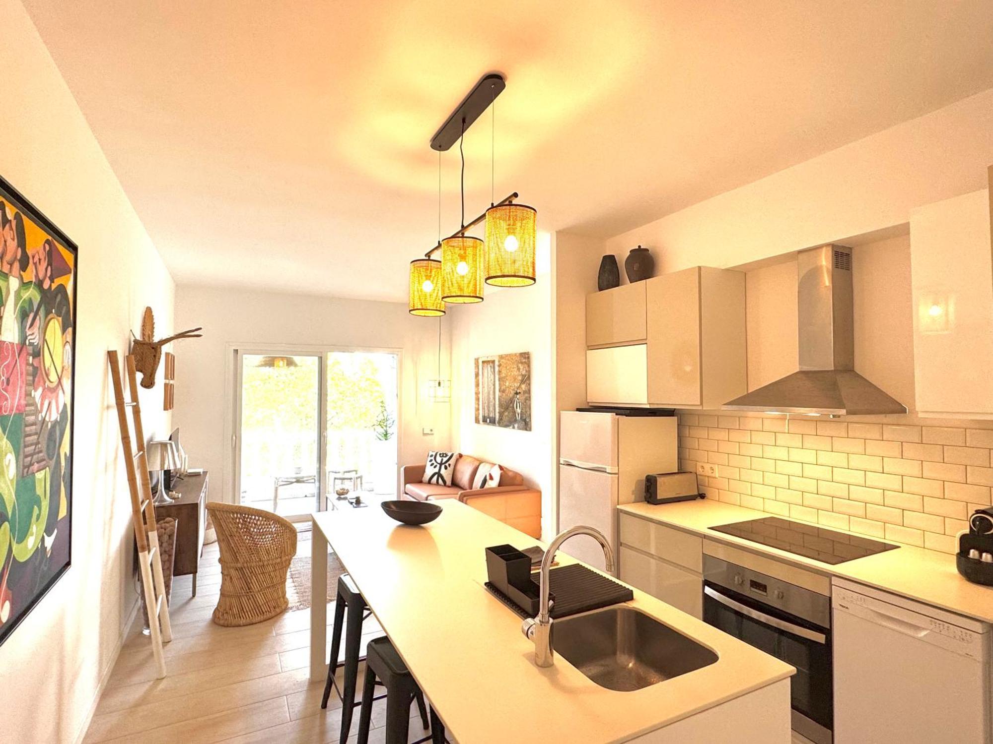 Appartement Nobe Es Pujols Proche Plage, Vue Mer Exteriör bild